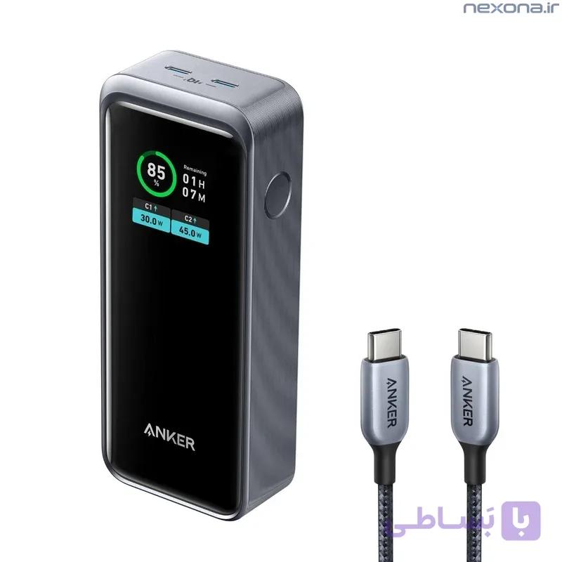 پاوربانک 130 واتی انکر با ظرفیت 12000میلی آمپر Anker Power Bank (PowerCore 12K) مدل A1335 — تصویر 1