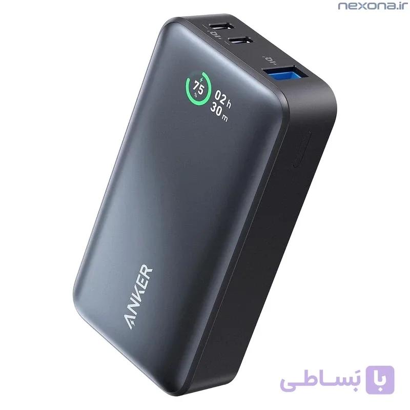پاوربانک 10000میلی آمپر نسل پنجم انکر Anker 533 Power Bank (PowerCore 30W) مدل A1256 — تصویر 1
