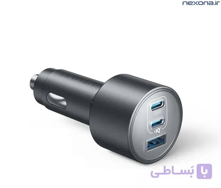 شارژر فندکی 167.5 وات 3 پورت انکر مدل Anker Nano Car Charger A2737 — تصویر 1