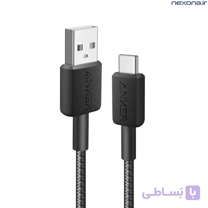 کابل USB به USB-C انکر مدل 322 A81H5 طول 0.9 متر — تصویر 1