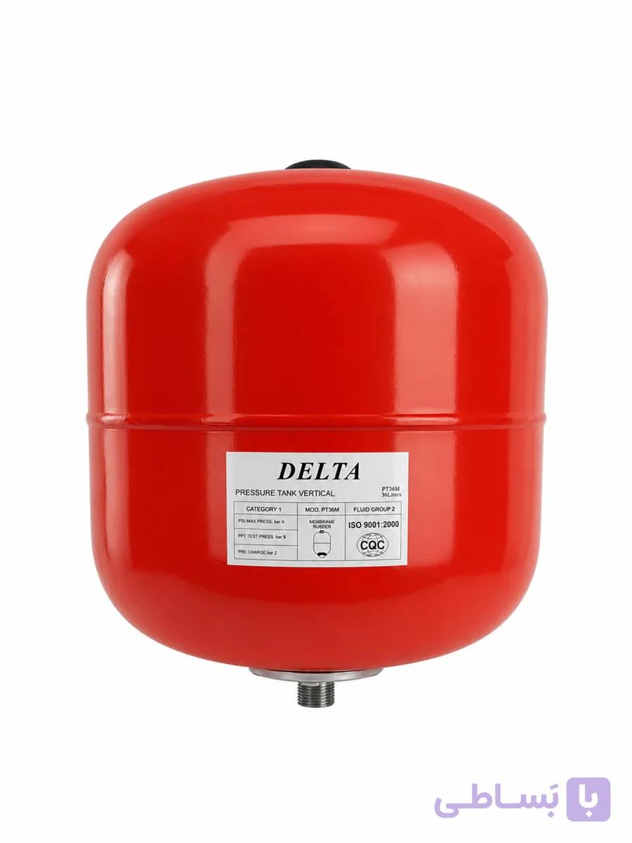 منبع تحت فشار بدون پایه گیج دار 36 لیتری دلتا DELTA