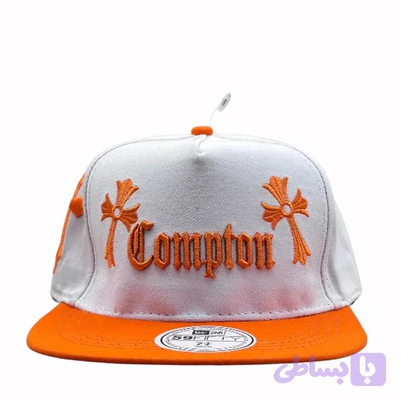 کلاه کپ بک فیت سفید مدلCOMPTON