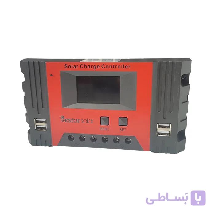 شارژ کنترلر 10 آمپر 12/24 ولت PWM برند Restar Solar مدل RT-MT10 — تصویر 1