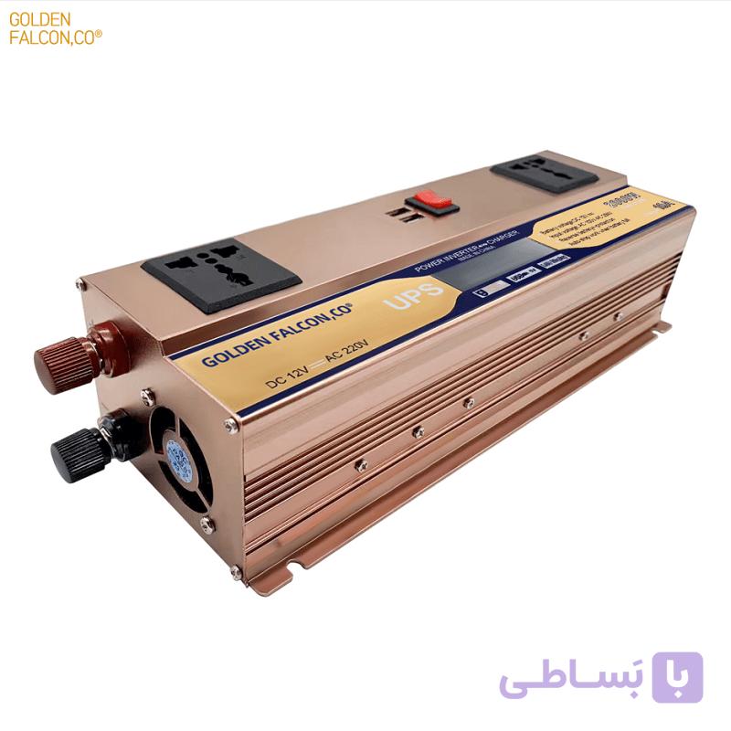 اینورتر یو پی اس شبه سینوسی 2000 وات 12 ولت 10 آمپر Golden Falcon — تصویر 1