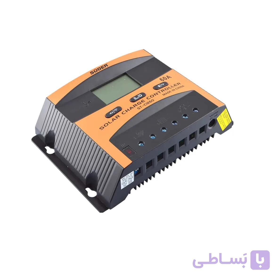 شارژ کنترلر 60 آمپر 12/24 ولت PWM برند سوئر مدل ST-C1260 — تصویر 1