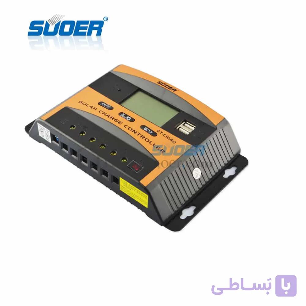 شارژ کنترلر 40 آمپر 12/24 ولت PWM برند سوئر مدل ST-C1240 — تصویر 1
