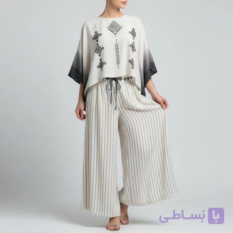 ست بلوز و شلوار زنانه مدل MDSS-CG6492
