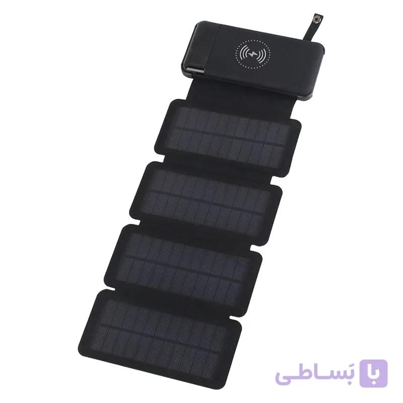 پاوربانک خورشیدی 10000 میلی آمپر ساعت مدل wsc25