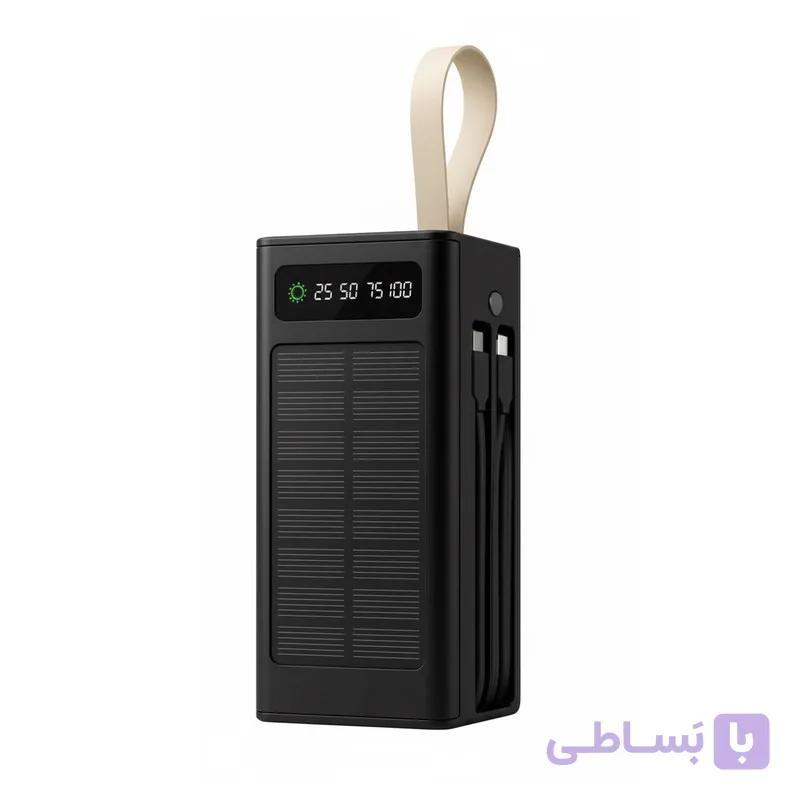 پاوربانک خورشیدی مدل 40000mah-22.5W کد Fast-Charge ظرفیت 40000 میلی آمپر ساعت
