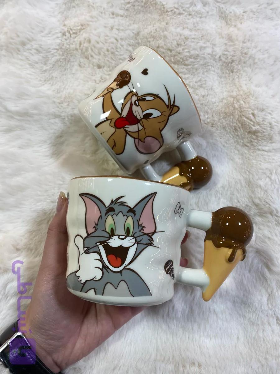 ماگ فانتزی/دخترانه و زنانه/طرح موش و گربه