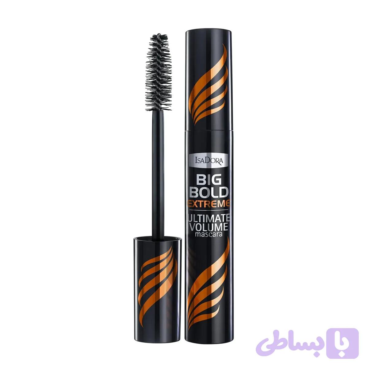 ریمل حجم‌دهنده فوق‌العاده ایزادورا IsaDora مدل The Big Bold Extreme Ultimate Volume Mascara رنگ مشکی حجم 14 میلی‌لیتر