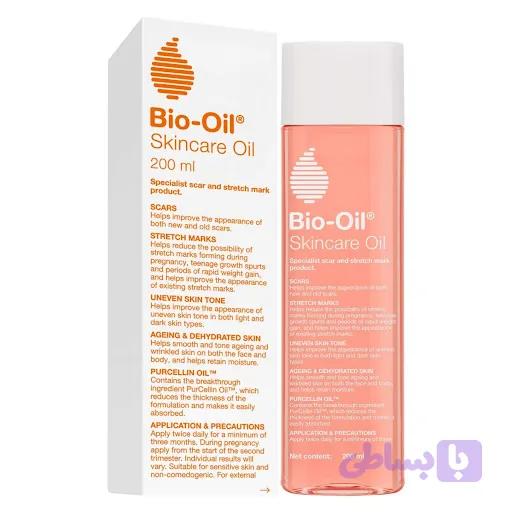 روغن ترمیم‌کننده پوست بایو اویل Bio-Oil مدل Skincare Oil مناسب بهبود ظاهر جای زخم، ترک پوستی و خشکی پوست حجم ۲۰۰ میلی‌لیتر