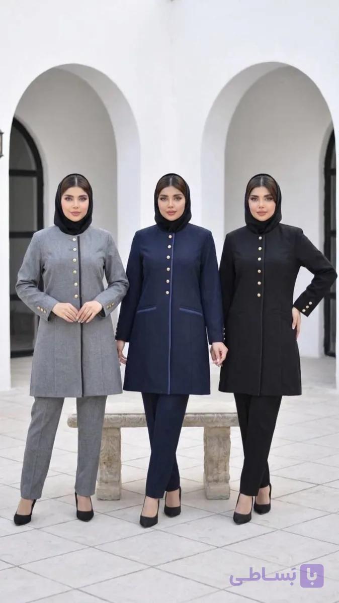مانتو شلوار اداری زنانه ساغر ، ارسال رایگان