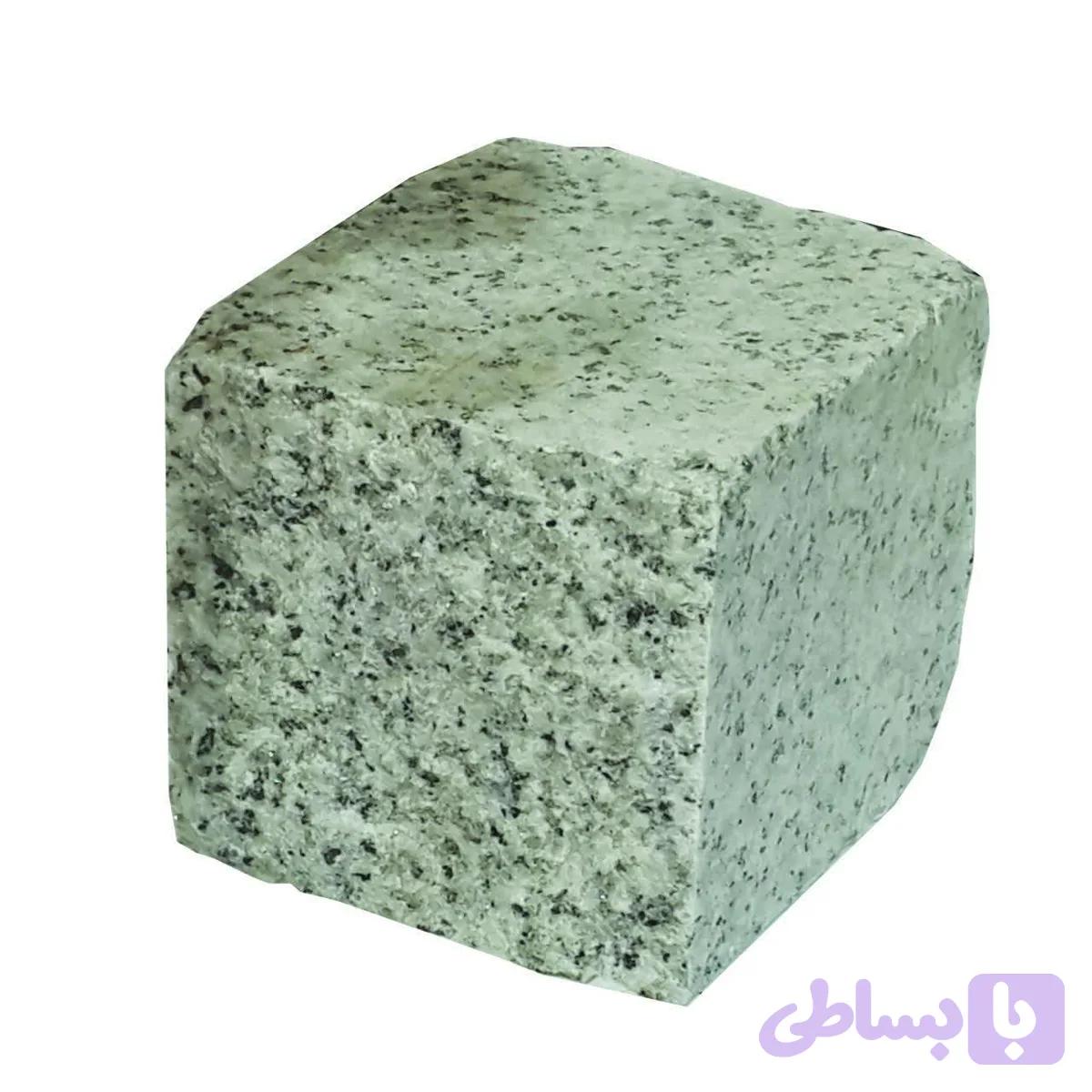 سنگ کوبیک گرانیت سفید ضخامت 10سانت