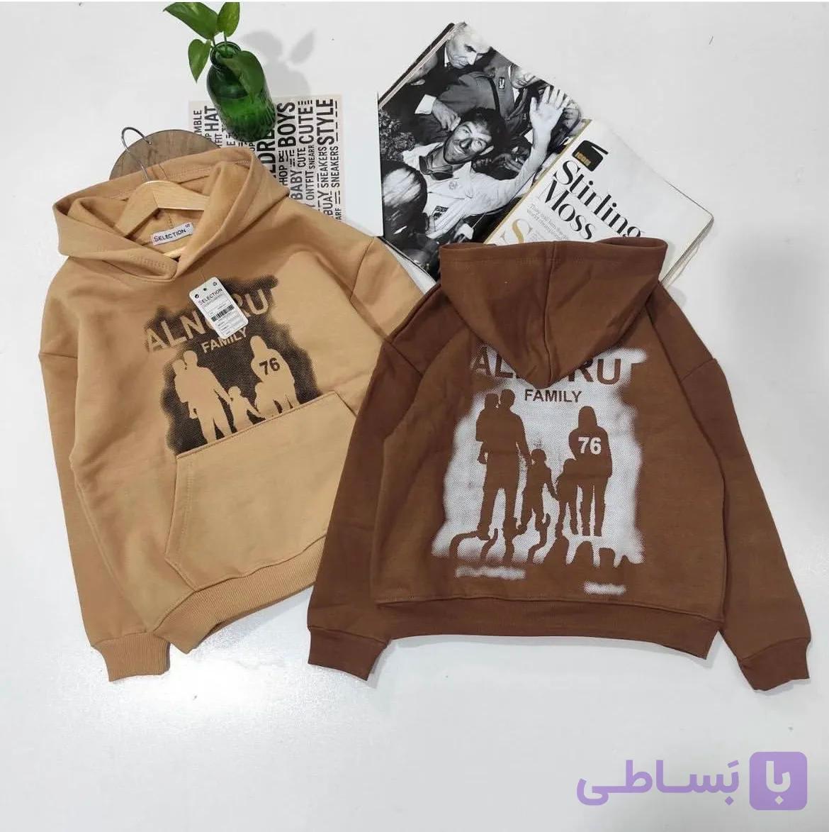 هودی تک سه نخ مدل family