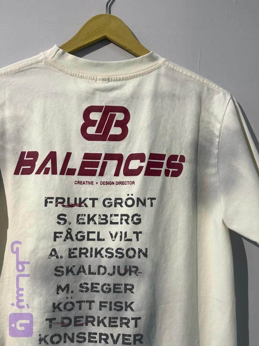 تی شرت وارداتی طرح BALENCES