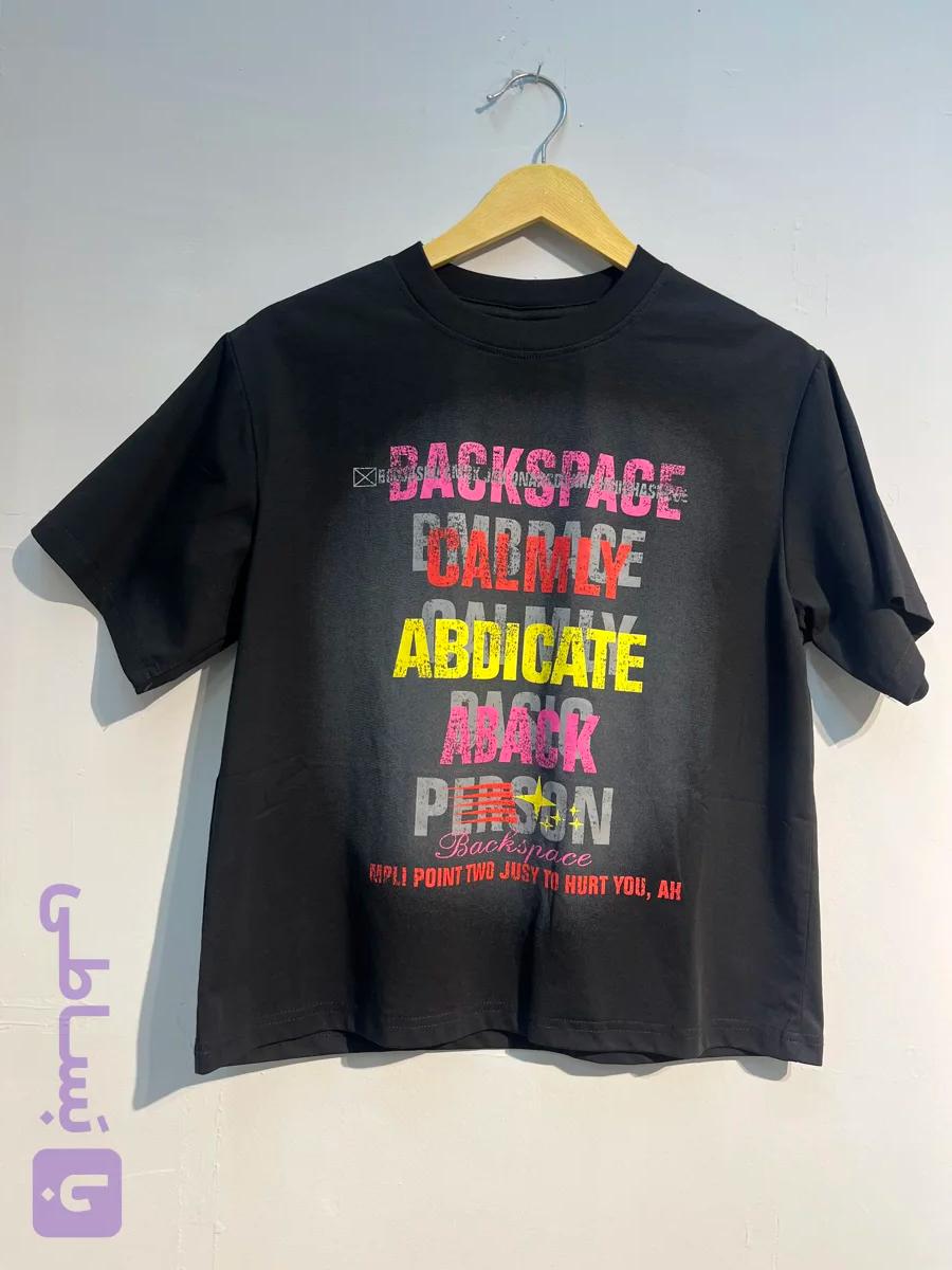 تی شرت وارداتی طرح dackspace