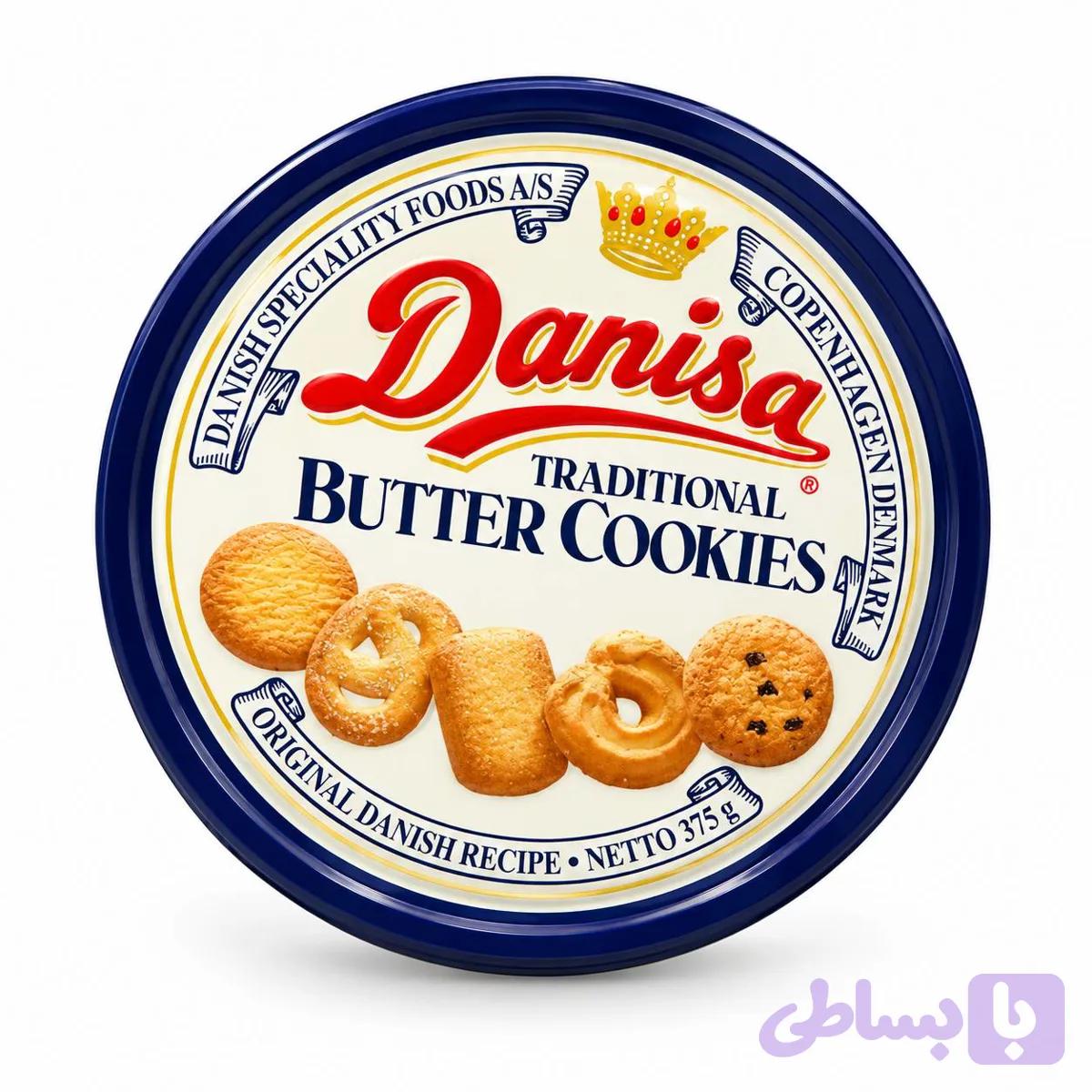 بیسکویت کره‌ای دانیسا (750 گرم) |Danisa Traditional Butter Cookies