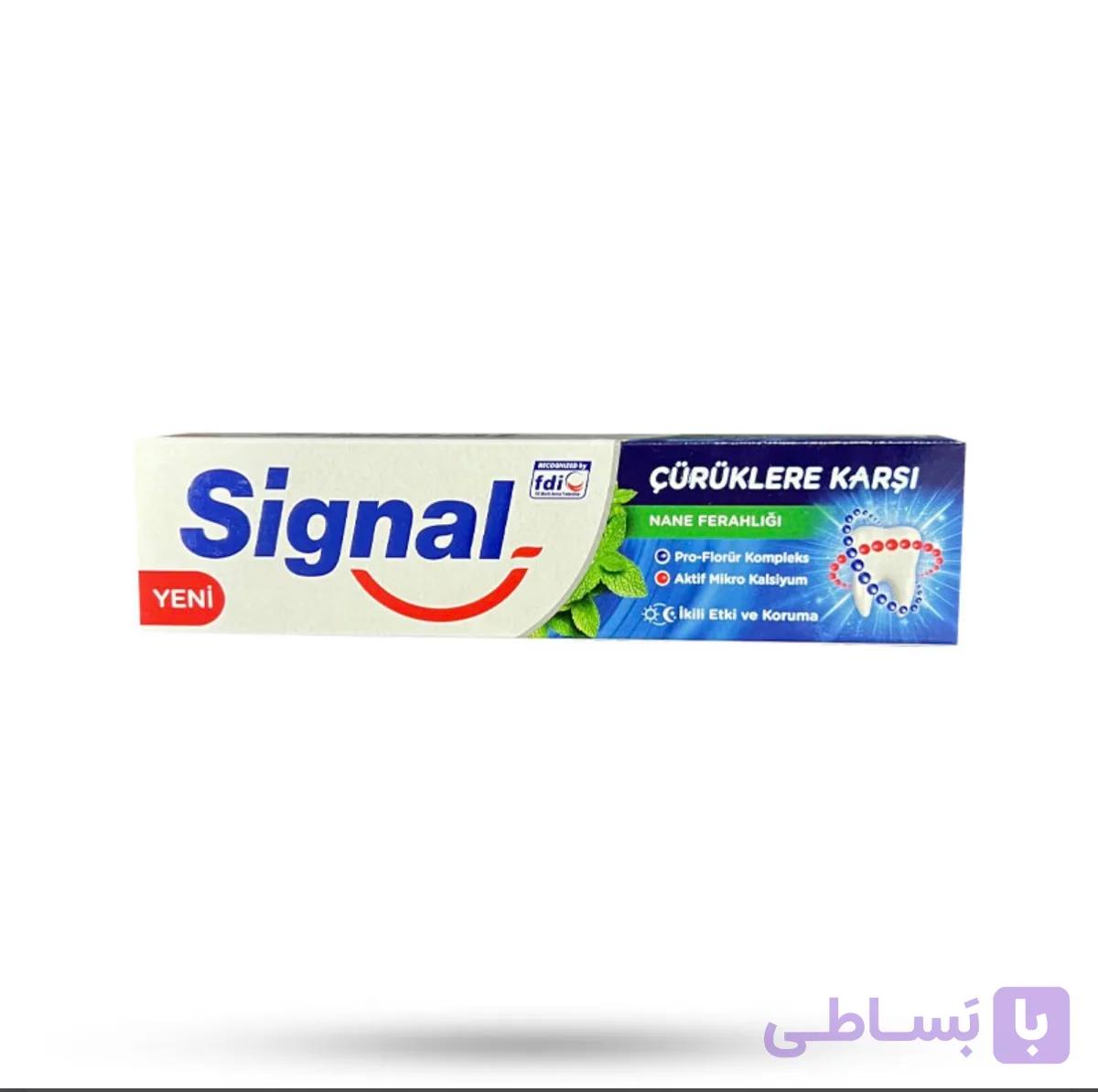 خمیردندان ضد پوسیدگی سیگنال 100 میل