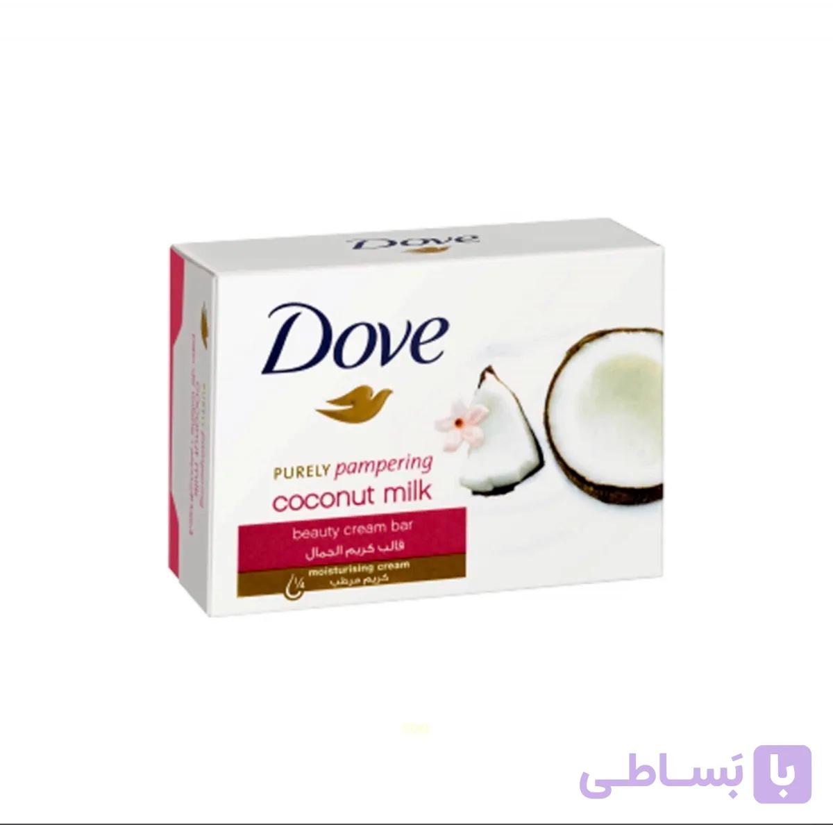 صابون کرمی شیر نارگیل داو