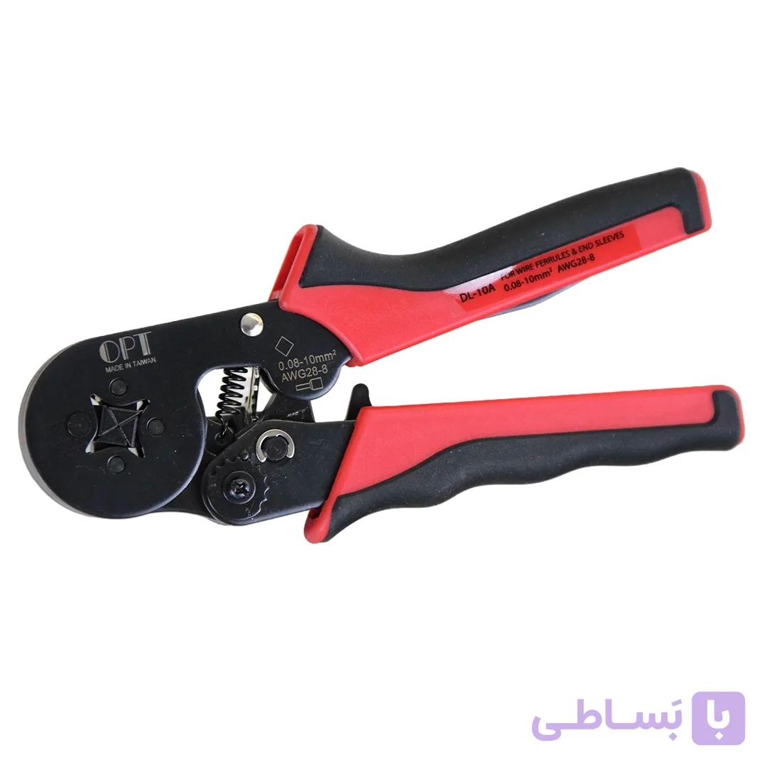 انبر وایرشو OPT مدل DL-10A (پرس چهارگوش ۰.۰۸ تا ۱۰ میلی‌متر مربع) — تصویر 1