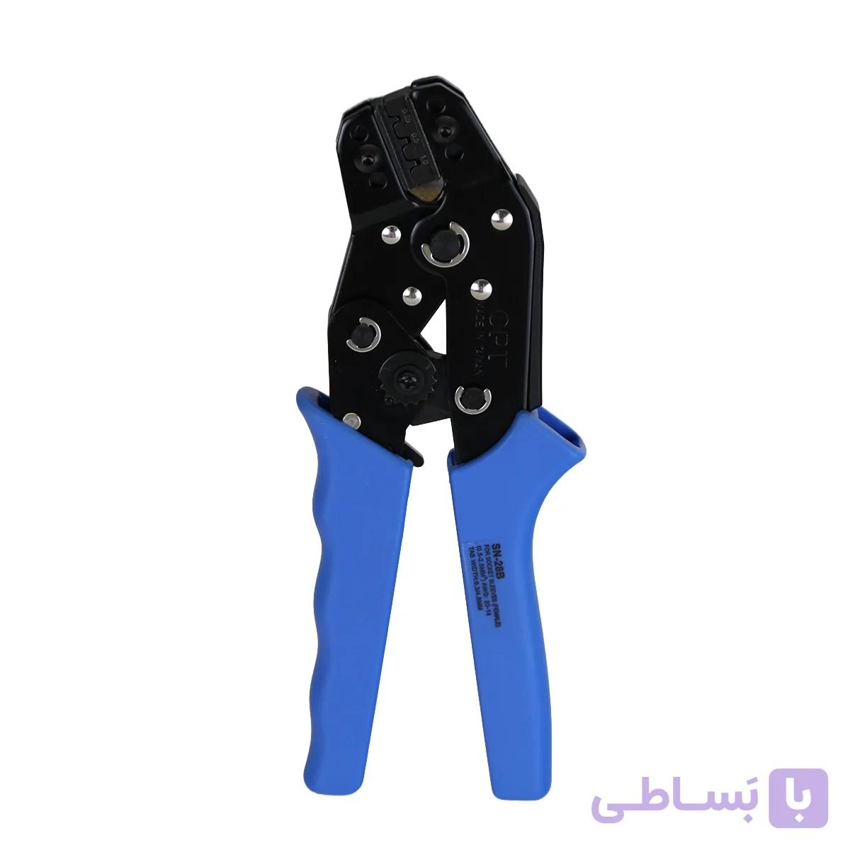 انبر پرس سرسیم OPT مدل SN-28B (سوکت فیشی مادگی ۲.۸) — تصویر 1