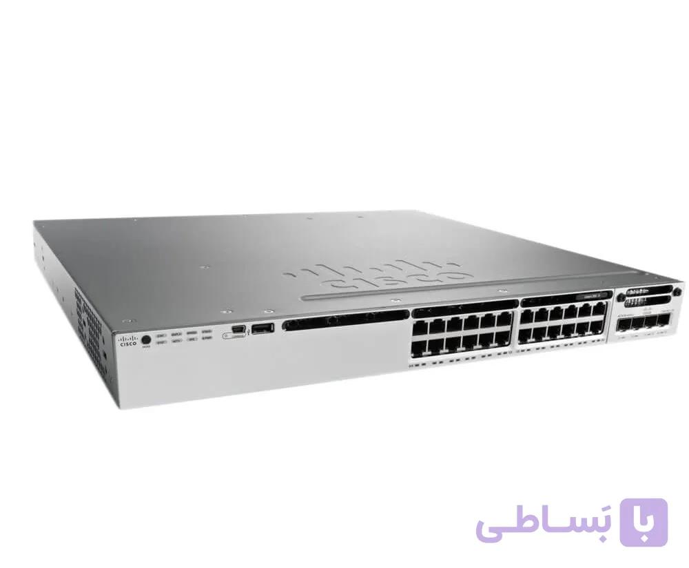 سوئیچ سیسکو 24 پورت C3850-24T-S — تصویر 1