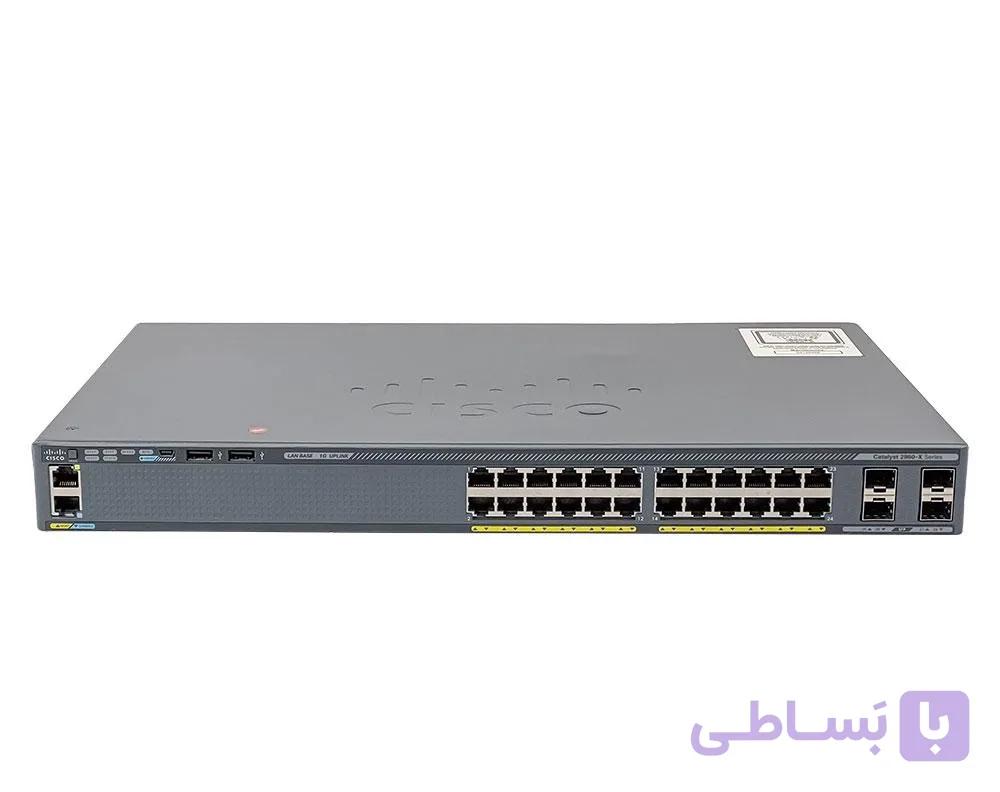 سوئیچ سیسکو مدل C2960X-24PS-L — تصویر 1