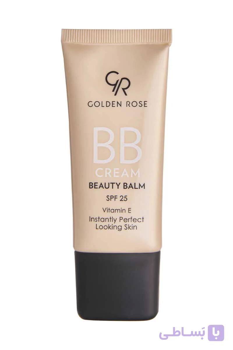 بی بی کرم گلدن رز GOLDEN ROSE حاوی SPF 25 رنگ 04 حجم 30 میل — تصویر 1