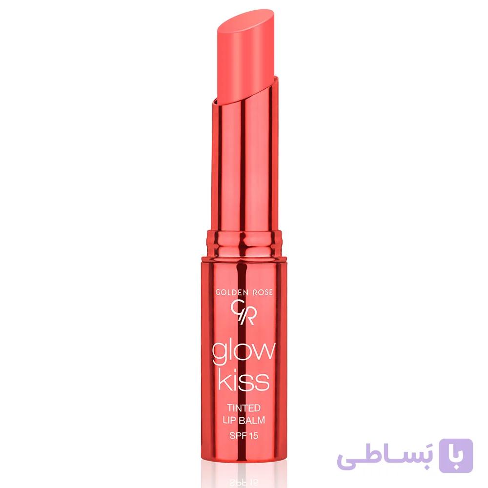 بالم لب گلدن رز GOLDEN ROSE شماره 04 رنگ PEACH SHAKE — تصویر 1