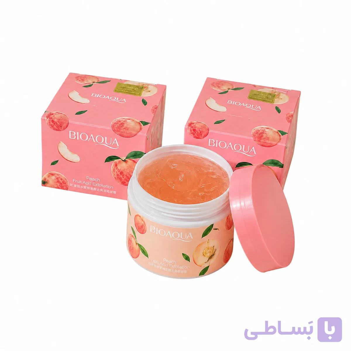 اسکراب صورت و بدن هلو بیوآکوا BIOAQUA — تصویر 1