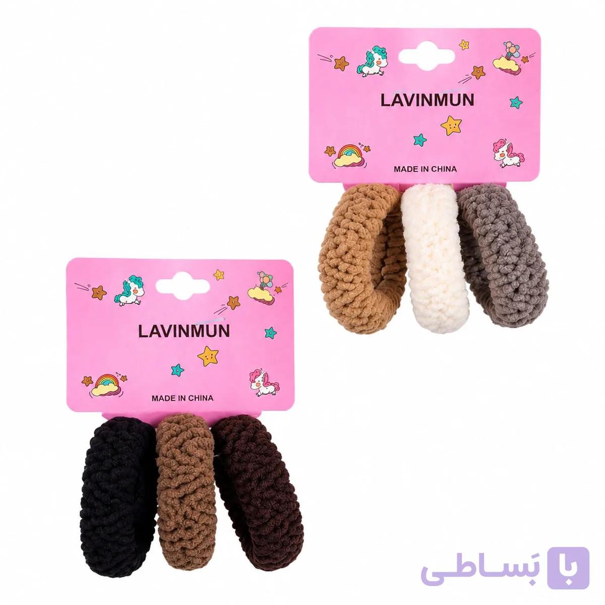 ست کش مو حوله‌ای LAVINMUN (3 عددی) — تصویر 1