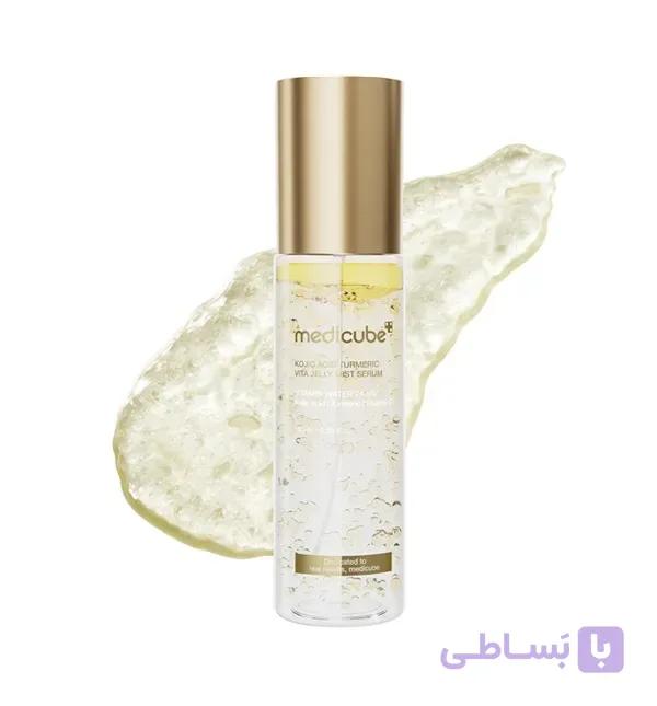 میست سرم ژلی کوچیک اسید و زرچوبه مدی کیوب 100 میلی‌لیتر — تصویر 1
