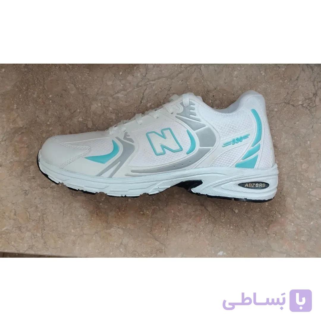کفش اسپرت مردانه نیوبالانس 530 سفید سبز