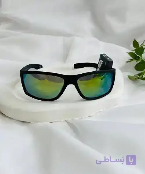 عینک آفتابی مردانه اسپرت شیشه آینه‌ای — تصویر 1