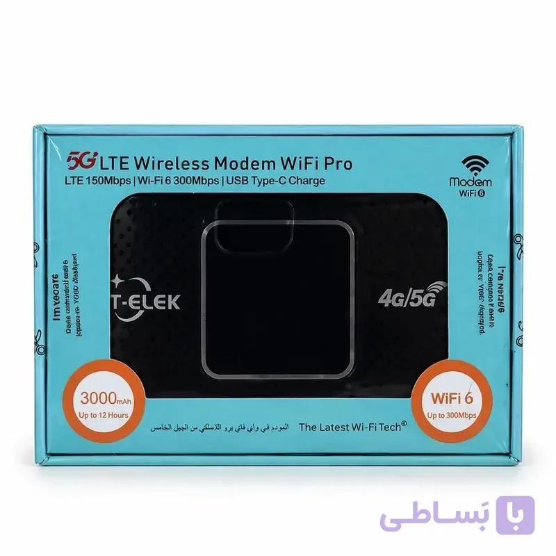مودم جیبی مدل T-ELEK با باتری ۳۰۰۰mAh — تصویر 1