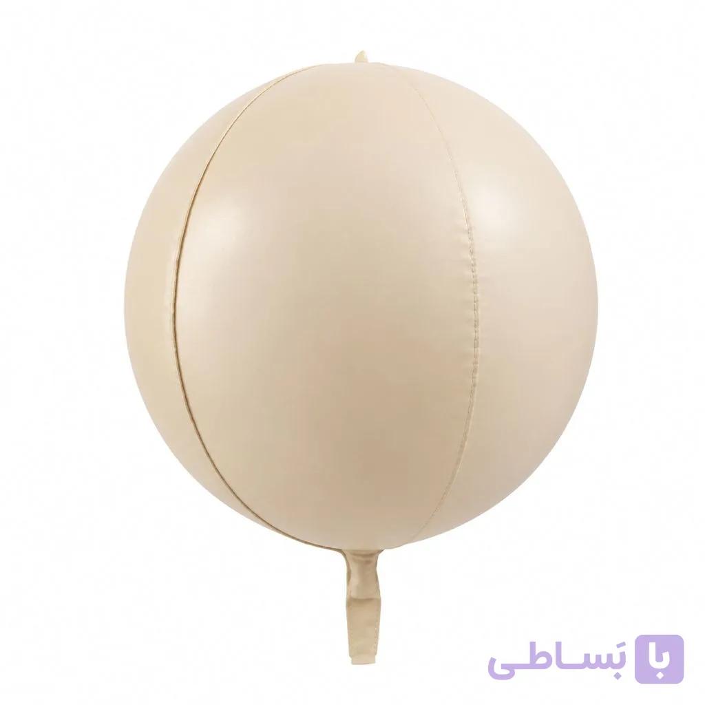 بادکنک فویلی اوربز خاکی | متالیک براق — تصویر 1