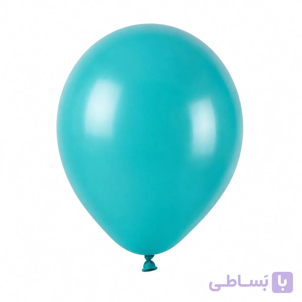 بادکنک لاتکس سبز آبی