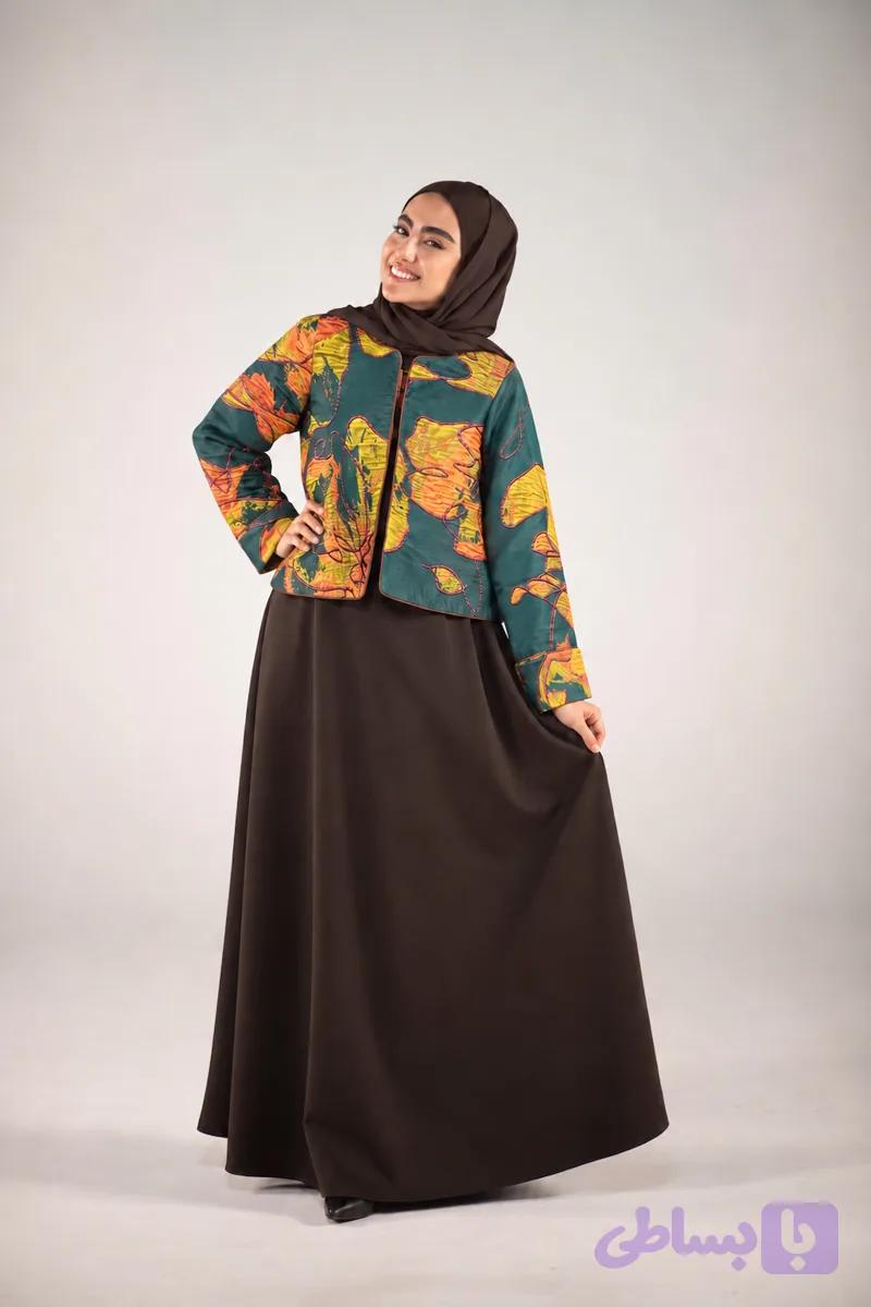کراپ کت سبز زمردی
