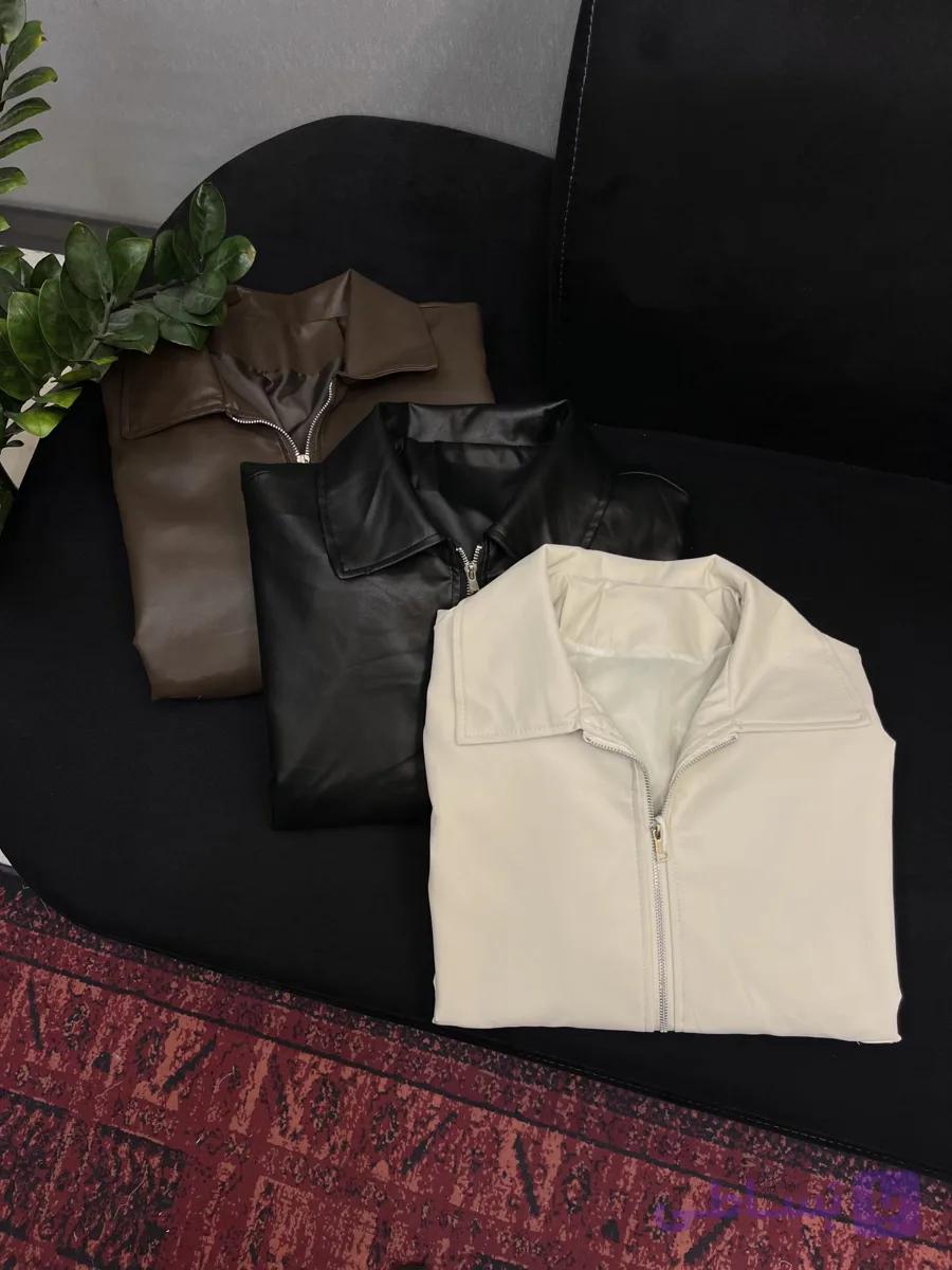 کت چرم کلاسیک 701 — تصویر 1
