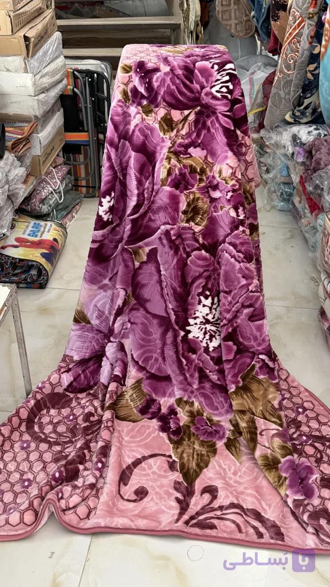 پتو چیکا زمستانی گلدار (یک نفره — تصویر 1