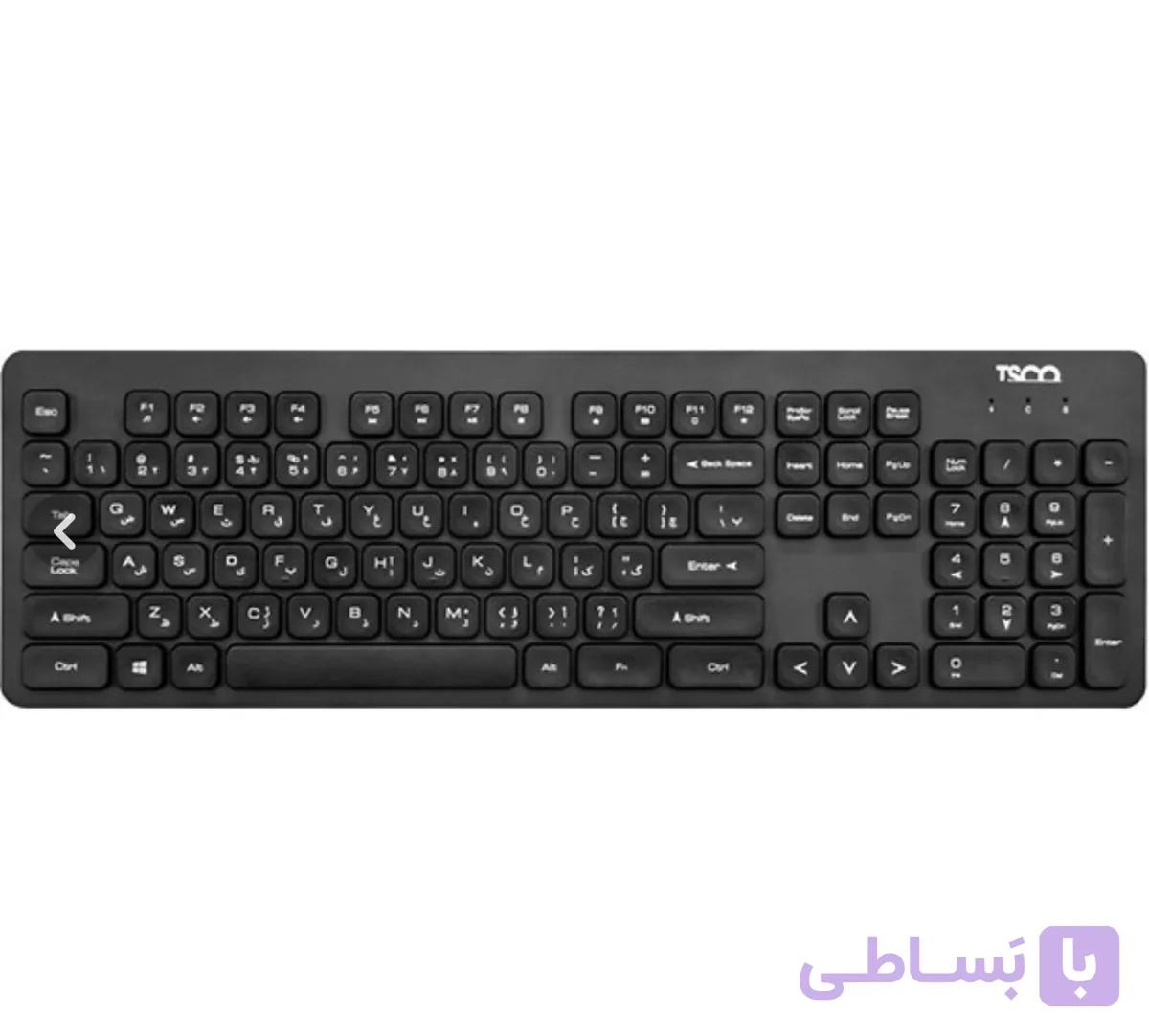 کیبورد بی‌سیم تسکو مدل TK 7003W سوییچ ممبران