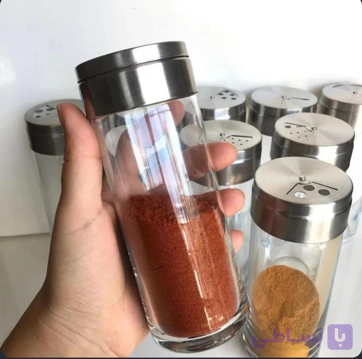 ادویه پاش شیشه ای