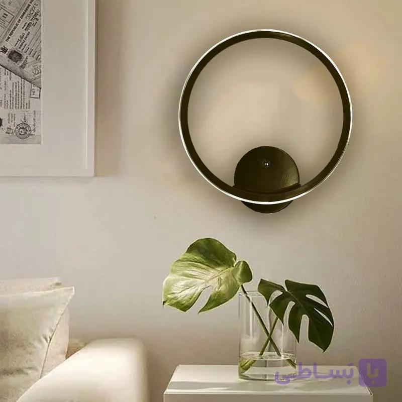 چراغ دیواری سامان مدل مدرن دایره کد DPB120N