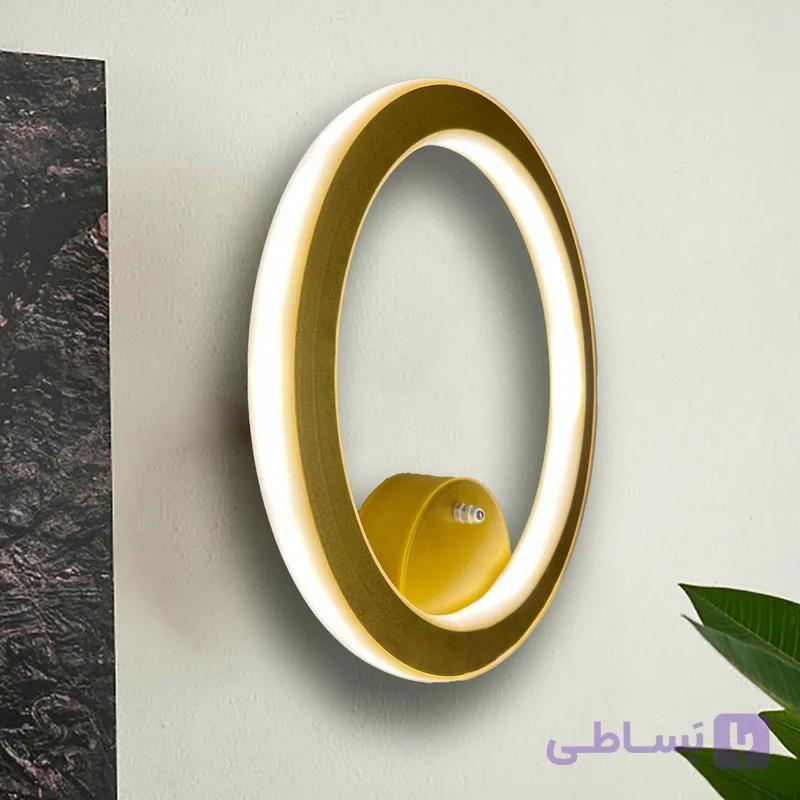 چراغ دیواری سامان مدل مدرن دایره دو طرفه کد DPD120N