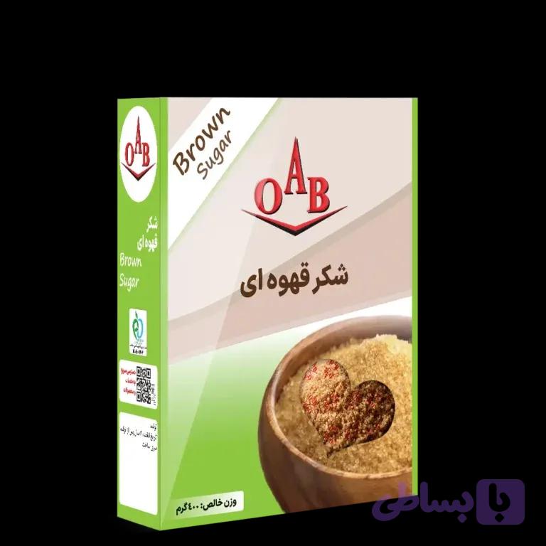 شکر قهوه‌ای ۴۰۰ گرمی OAB