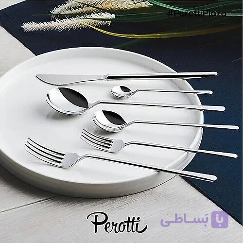 سرویس قاشق چنگال 6 نفره 30 پارچه پروتی perotti — تصویر 1