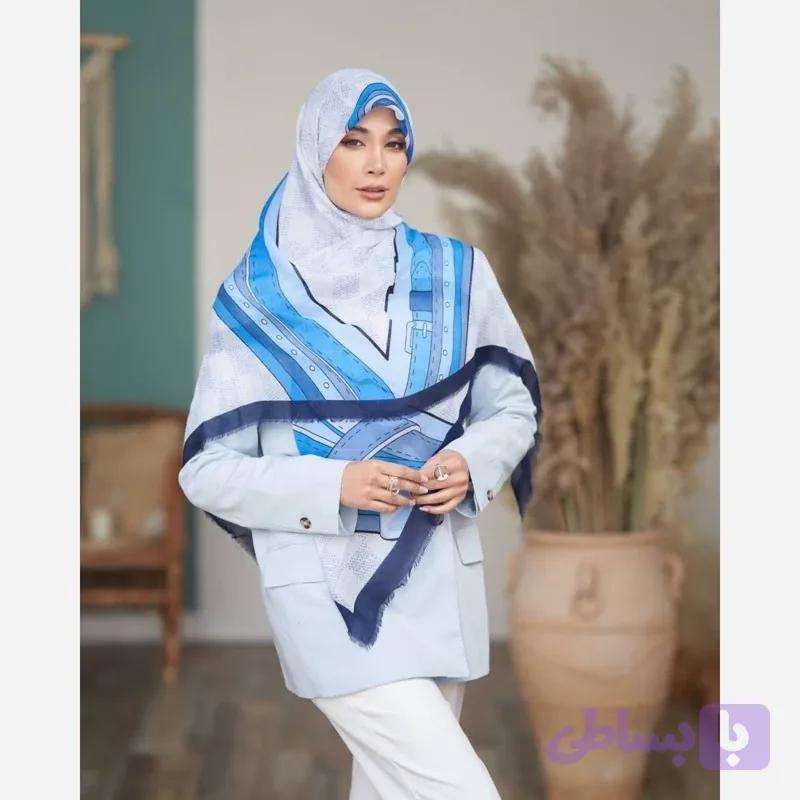 روسری نخی مودال ریشه آبرنگی باکیفیت