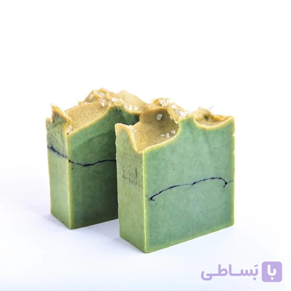 صابون جلبک اسپیرولینا | تقویت کننده و ضد چین و چروک، جوان‌ساز و روشن‌کننده پوست — تصویر 1