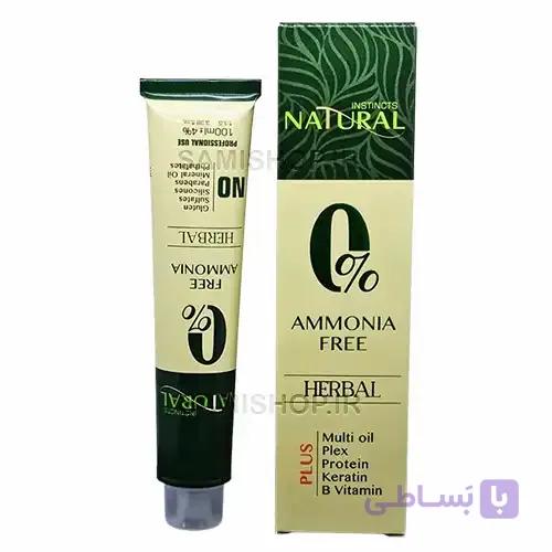 رنگ مو بدون آمونیاک نچرال Natural شماره 3/0 قهوه ای تیره حجم 100 میلی لیتر